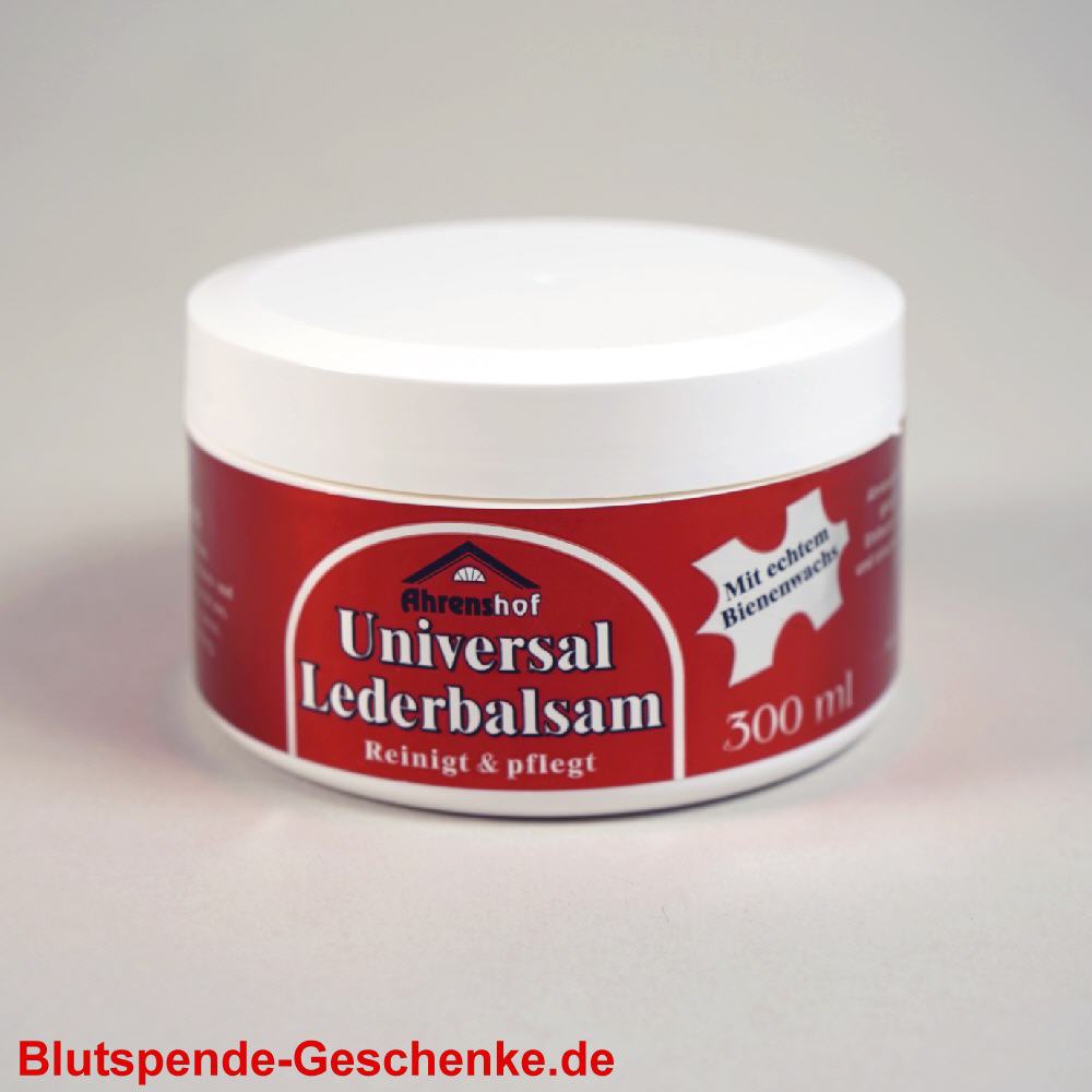 Blutspendegeschenk Lederbalsam