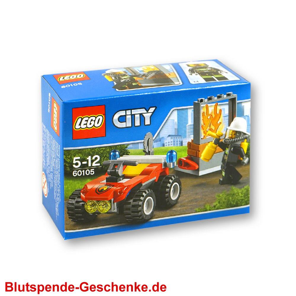 Blutspendegeschenk Lego Feuerwehr