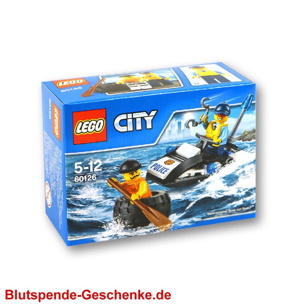 Blutspendegeschenk Lego Polizei
