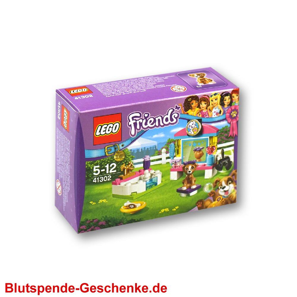 Blutspendegeschenk Lego Friends Welpensalon