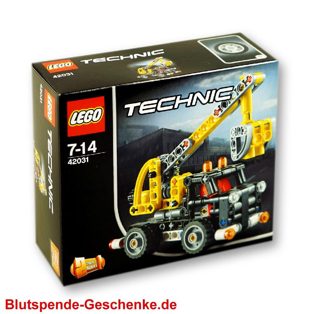 Blutspendegeschenk Lego Technik Fahrzeug