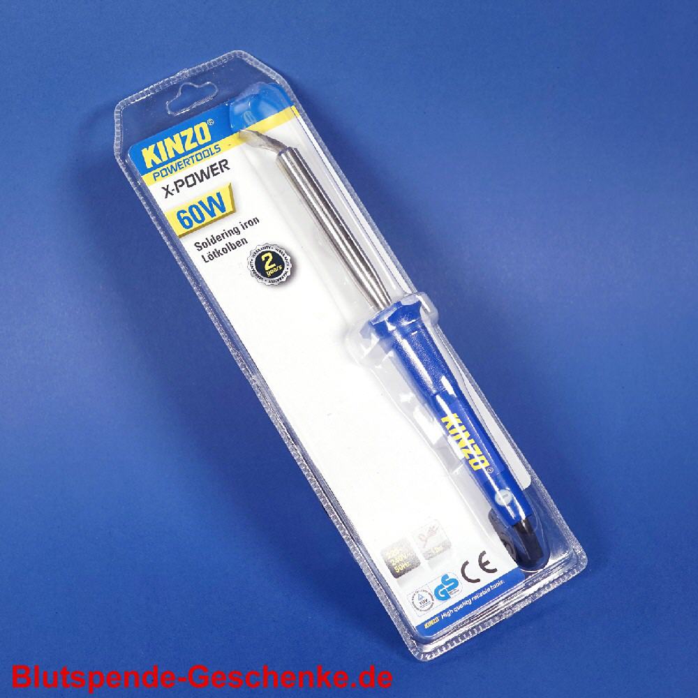 Blutspendegeschenk Lötkolben