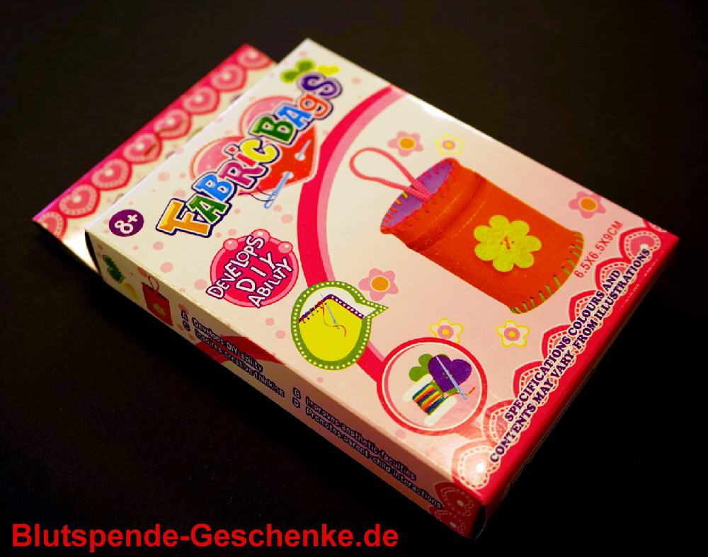 Blutspendegeschenk Filztasche für Mädchen