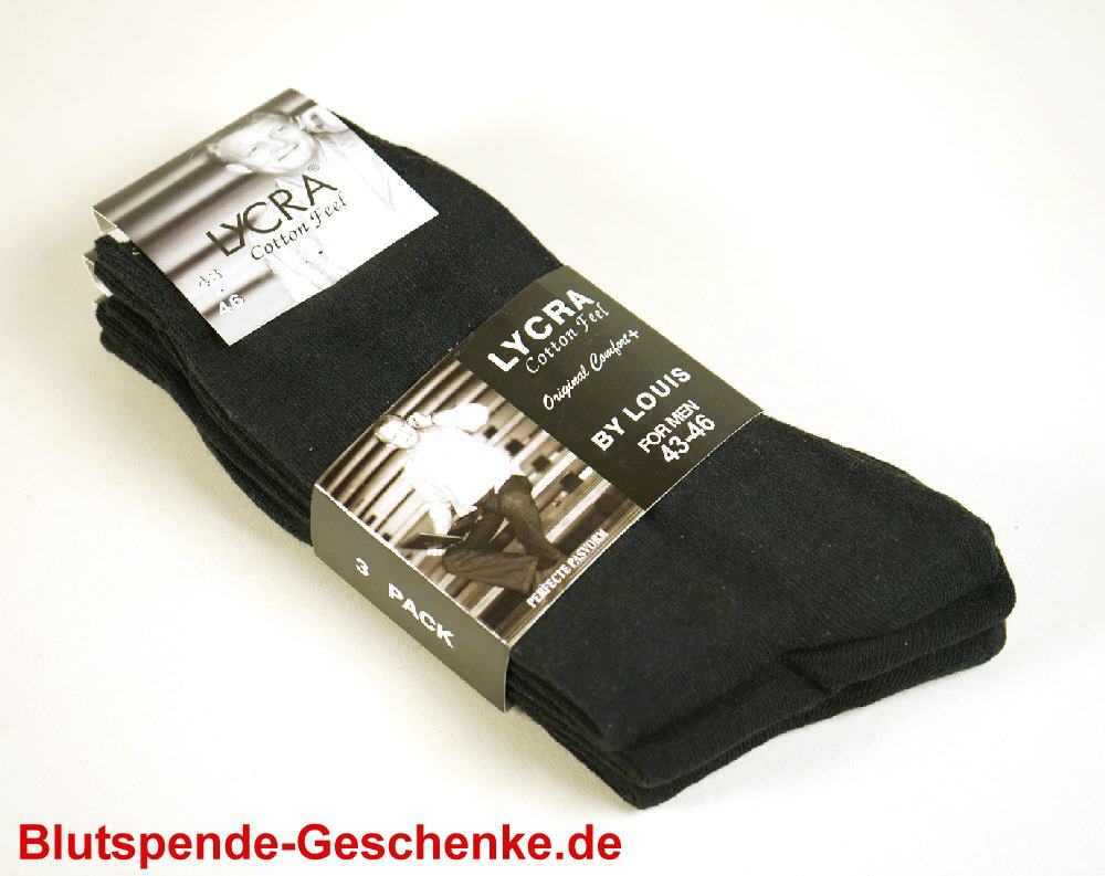 Blutspendegeschenk Männersochen 3er-Set