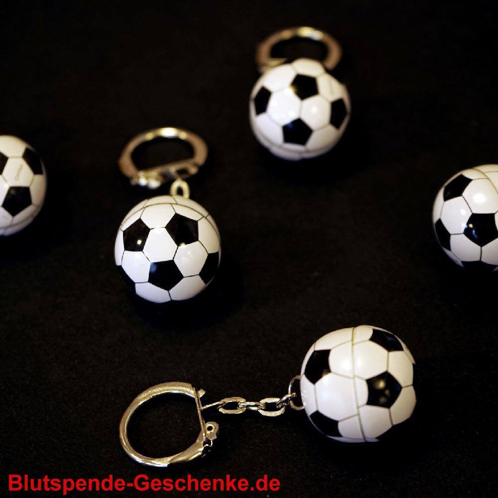 Blutspendegeschenk Schlüsselanhänger Fussball