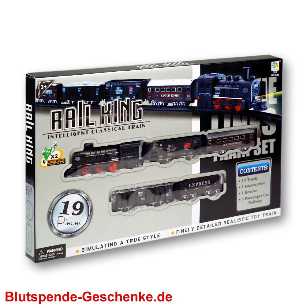 Blutspendegeschenk Modelleisenbahn