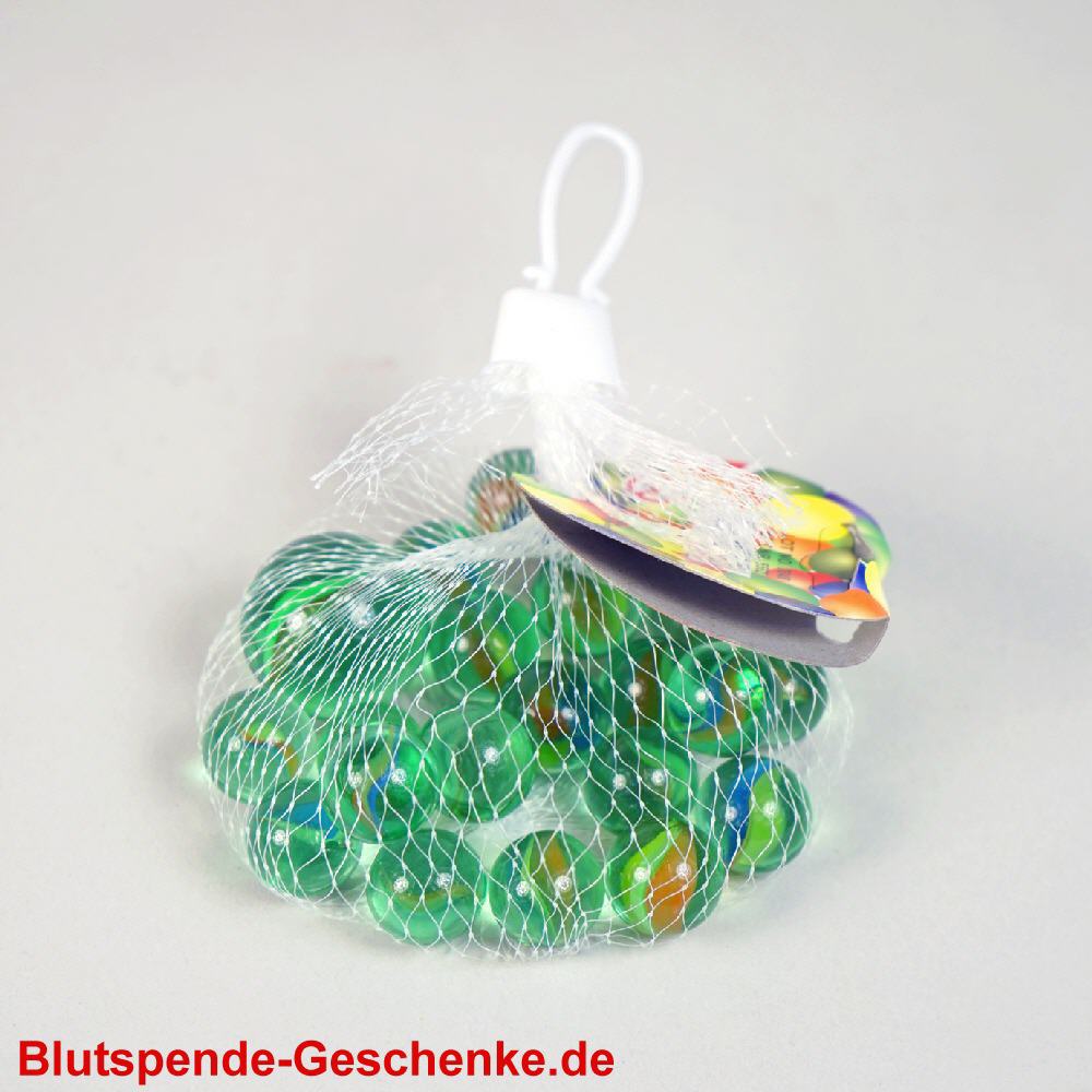 Blutspendegeschenk Murmeln