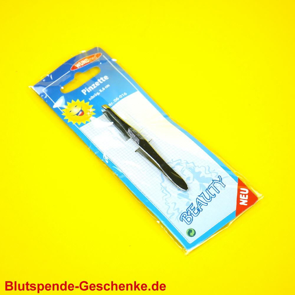Blutspendegeschenk Pinzette