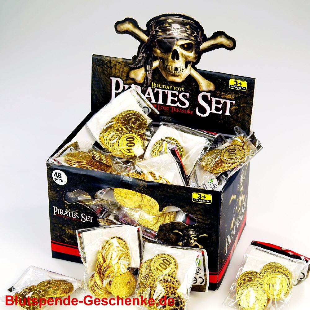 Blutspendegeschenk Spielzeug Goldmünzen