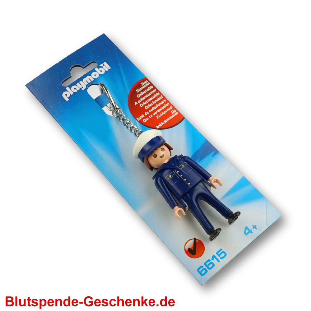 Blutspendegeschenk Playmobil Schlüsselanhänger