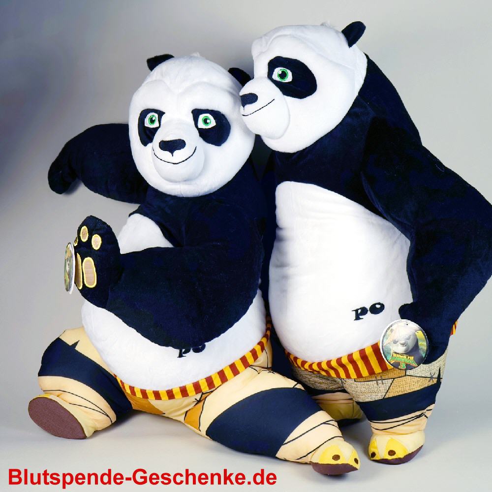 Blutspendegeschenk Kungfu-Panda aus Plüsch