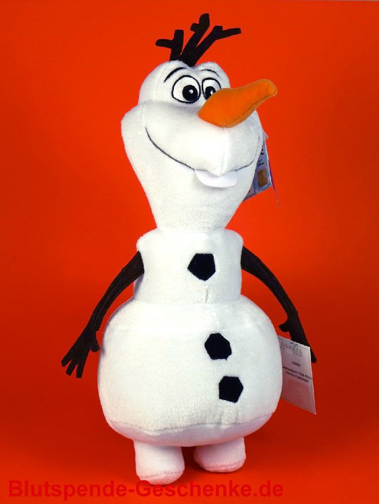 Blutspendegeschenk Plüsch-Olaf 40 cm