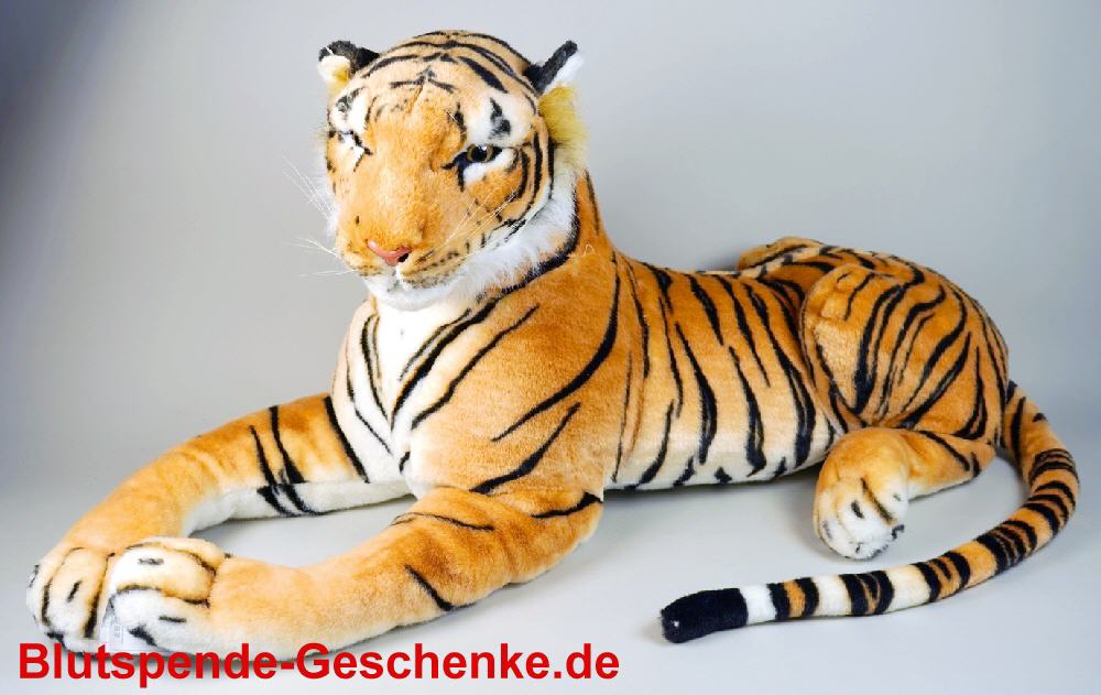 Blutspendegeschenk Plüschtiger 115 cm