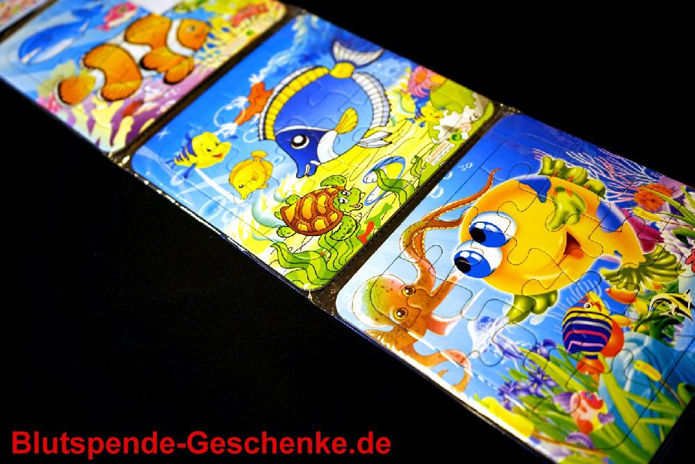 Blutspendegeschenk Puzzle 16teilig