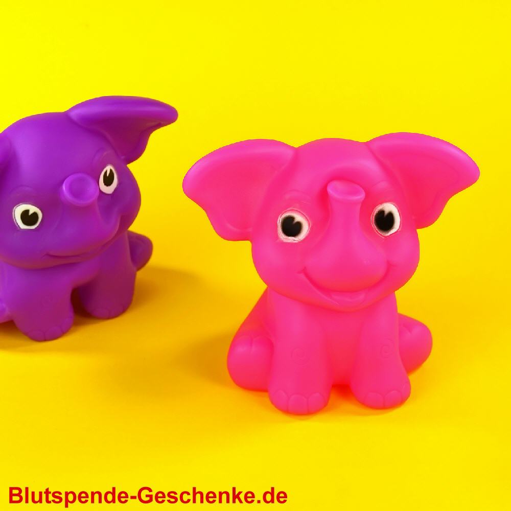 Blutspendegeschenk Quietsche-Elefant