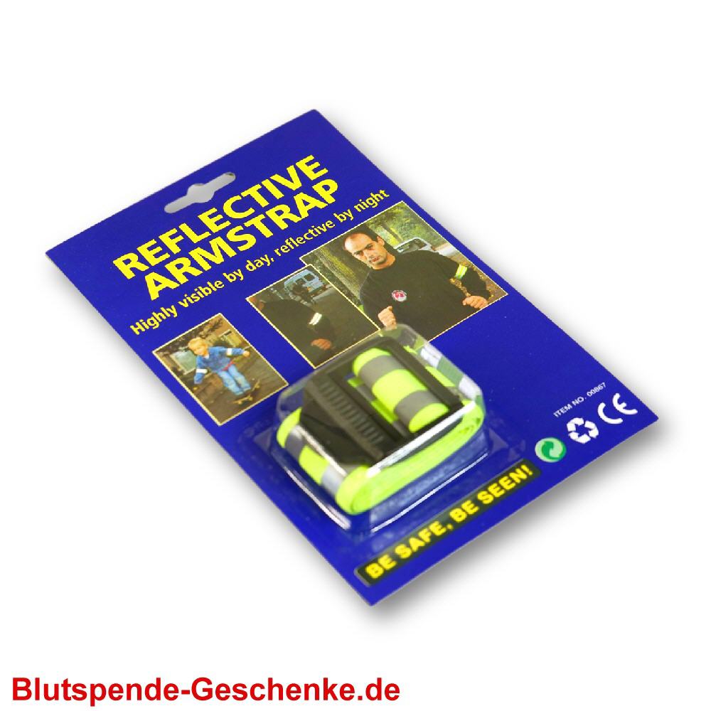 Blutspendegeschenk Reflektor-Armgurt