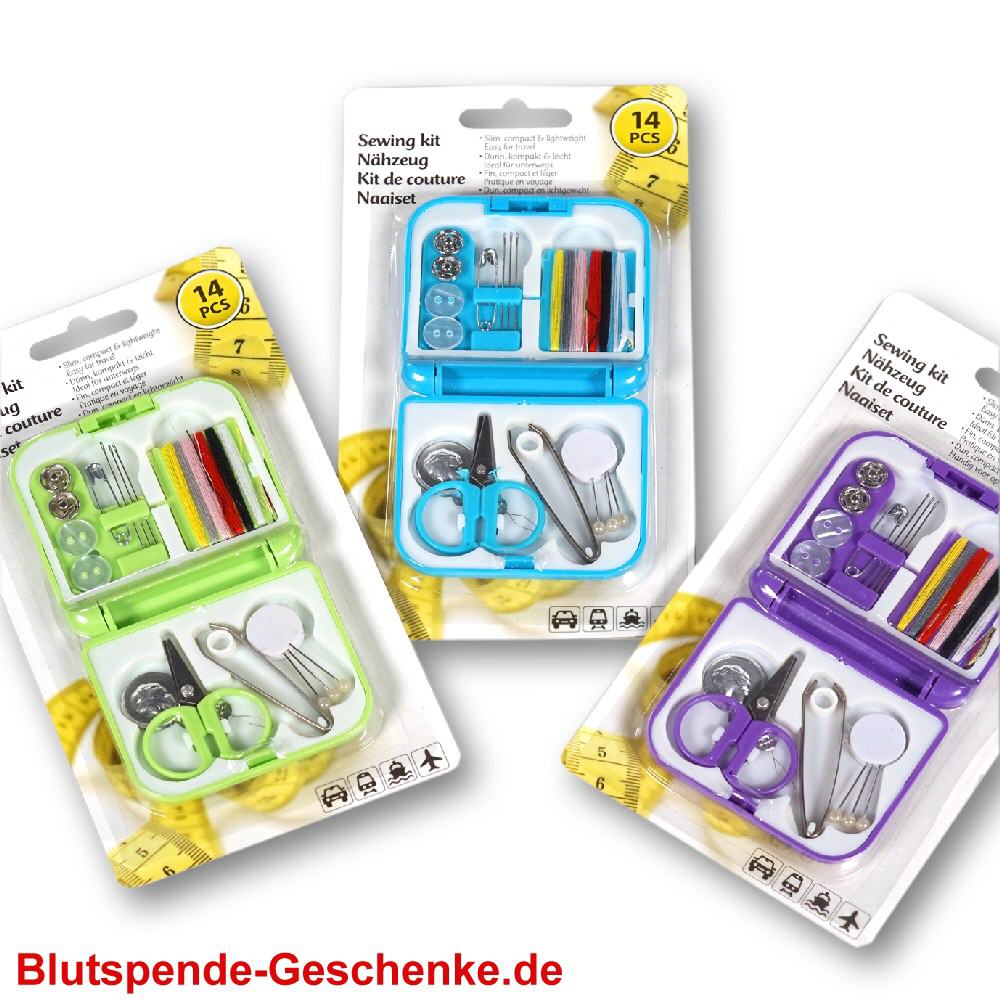 Blutspendegeschenk Reise-Nähset