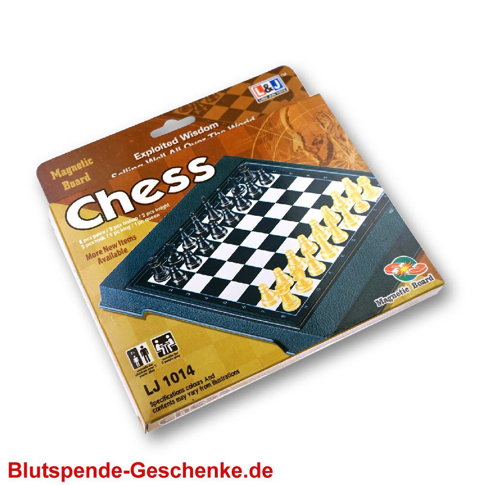 Blutspendegeschenk Reise-Schach