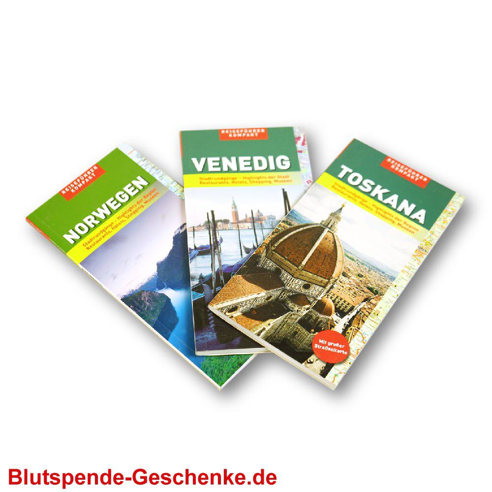 Blutspendegeschenk Reiseführer