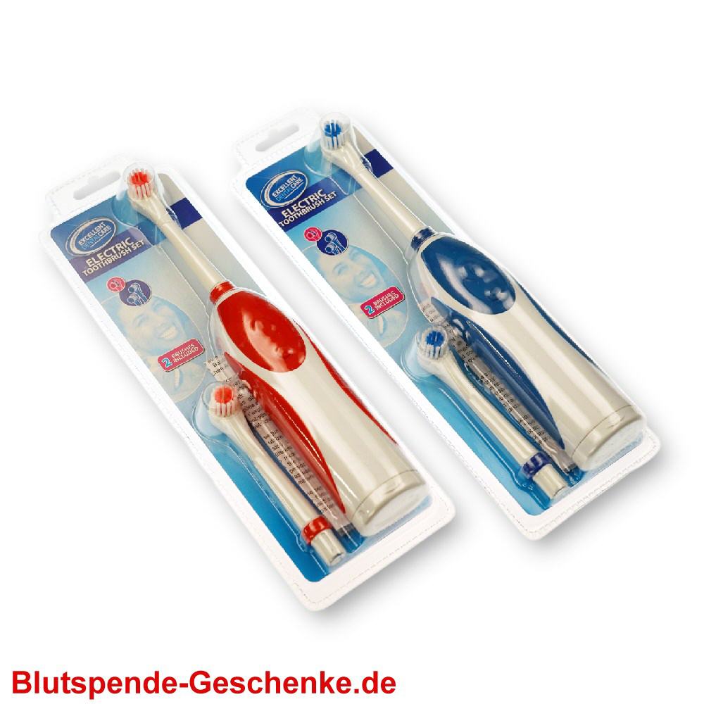 Blutspendegeschenk Reisezahnbürstenset 3teilig