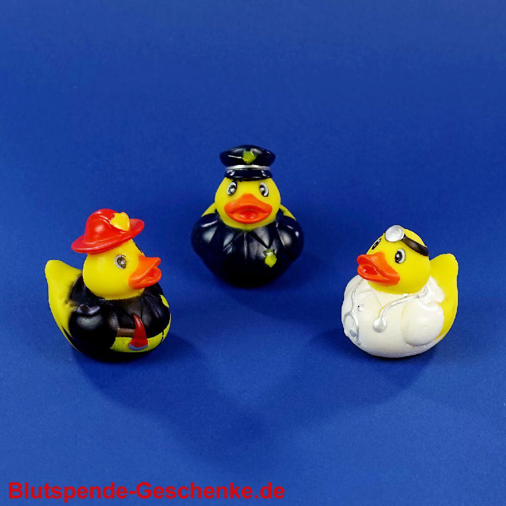 Blutspendegeschenk Rettungsenten