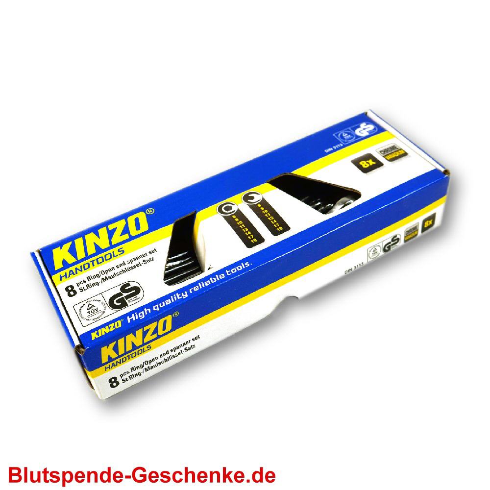 Blutspendegeschenk Ring-Maulschlüssel-Set