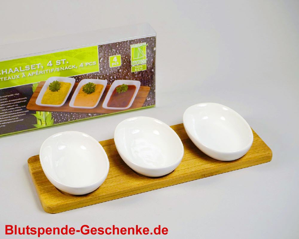 Blutspendegeschenk Snackschalen-Set