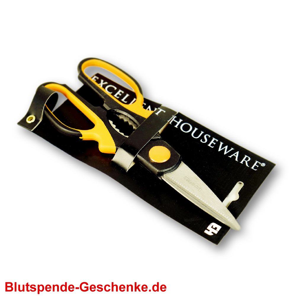 Blutspendegeschenk Küchenschere