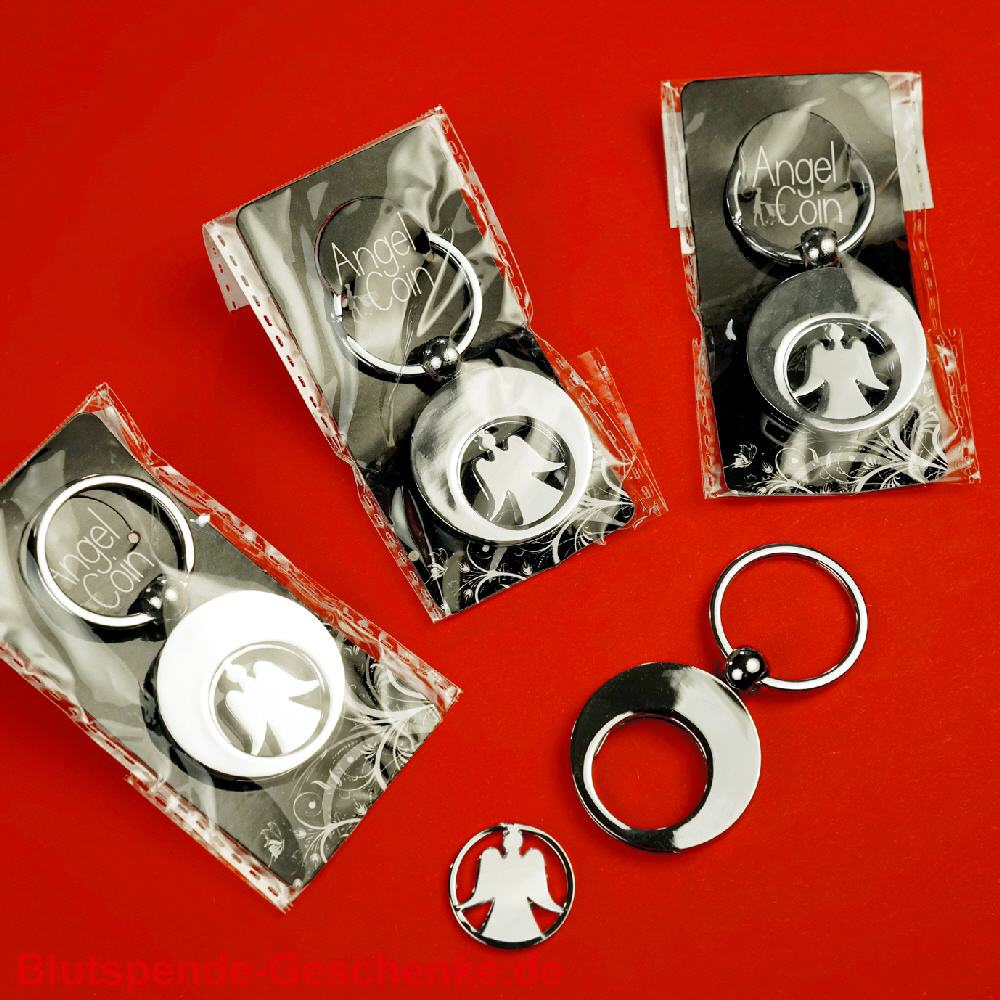 Blutspendegeschenk Schlüsselanhänger Schutzengel