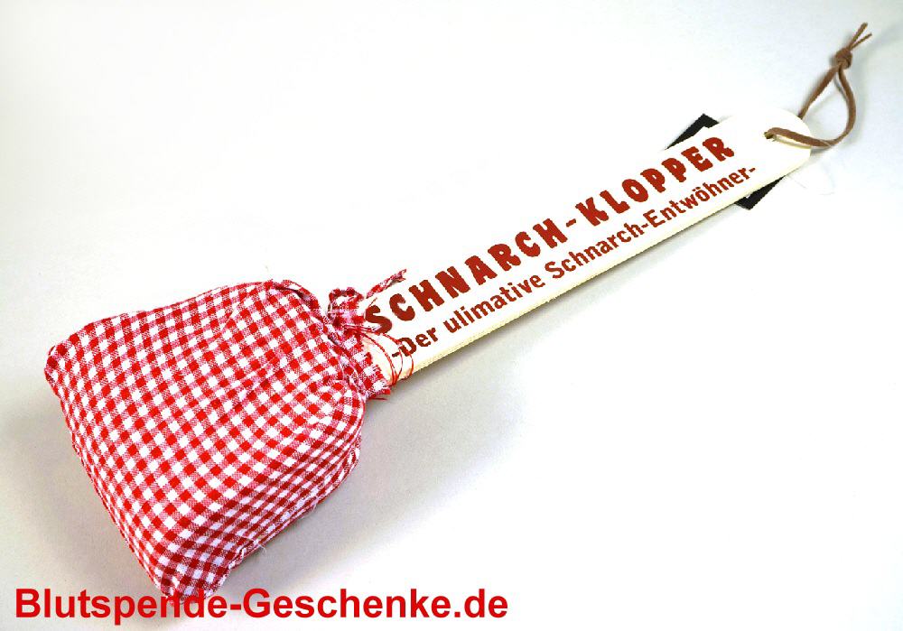 Blutspendegeschenk Schnarchstopper