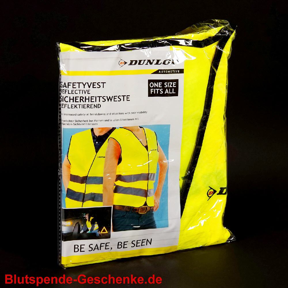 Blutspendegeschenk Sicherheitsweste