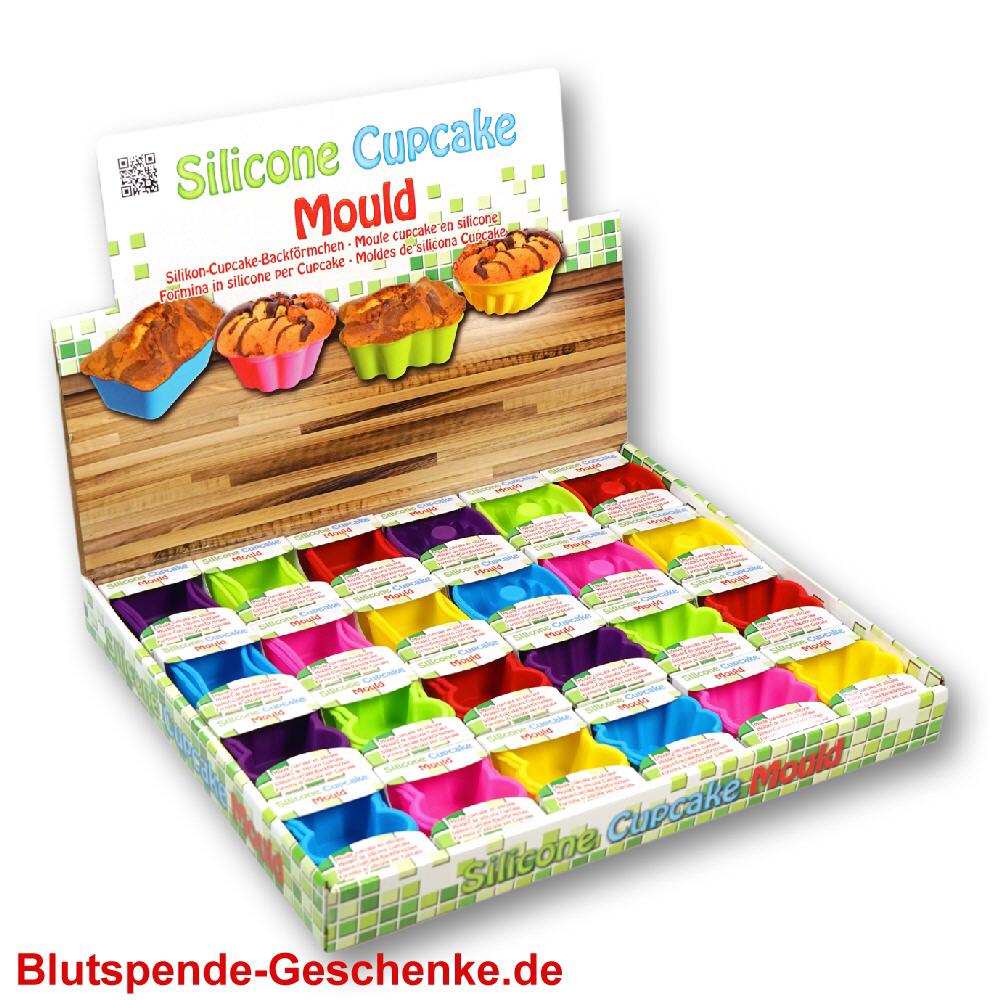 Blutspendegeschenk Bachförmchen aus Silikon