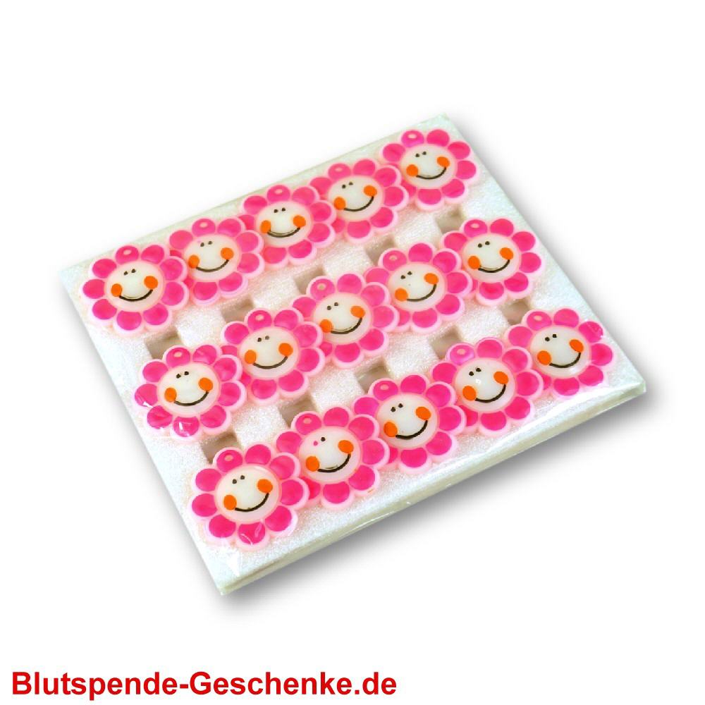 Blutspendegeschenk Anhänger Silikon Blumen