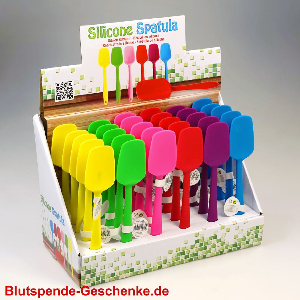 Blutspendegeschenk Bunte Silikon-Löffel
