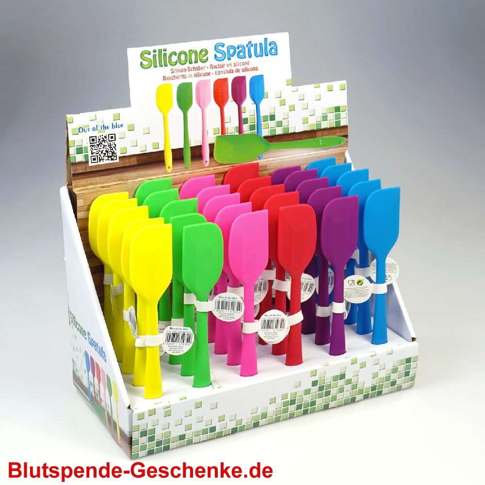 Blutspendegeschenk Bunte Silikon-Schaber