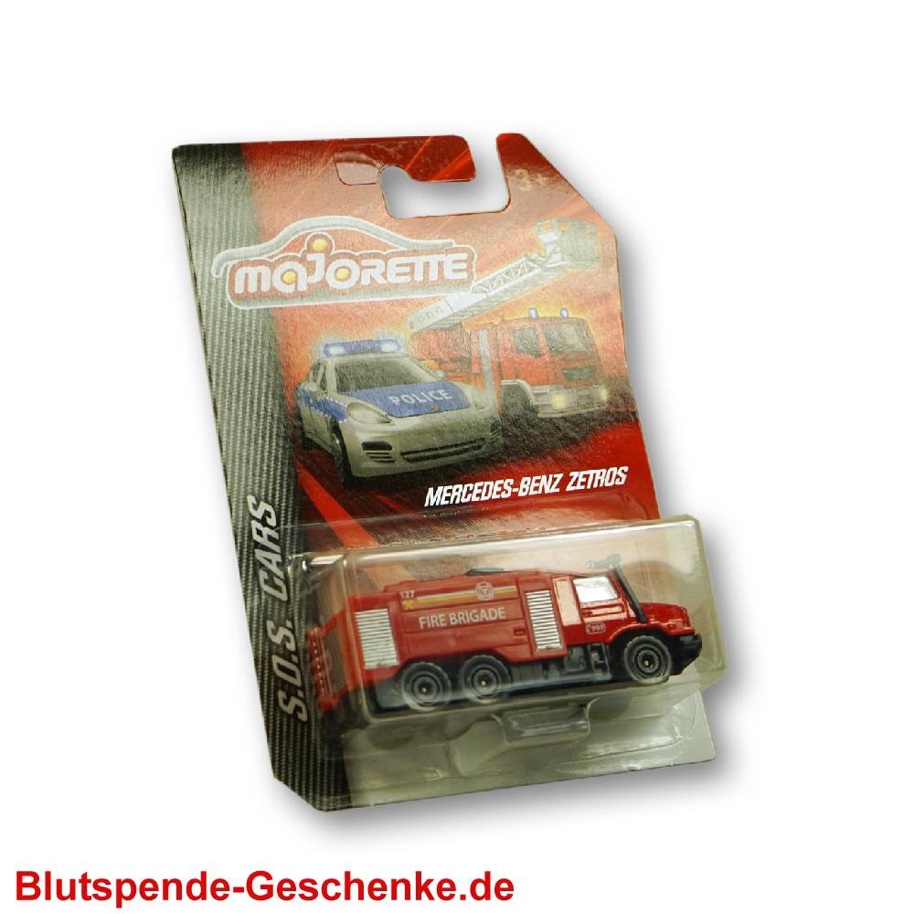 Blutspendegeschenk Fahrzeuge SOS Rettung