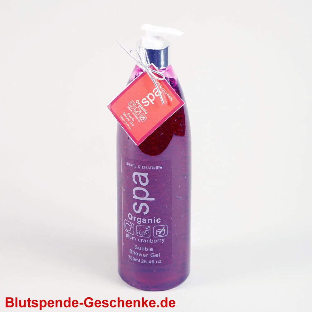Blutspendegeschenk Badeschaum-Duschgel