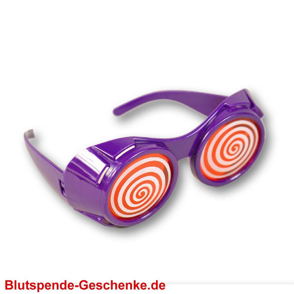 Blutspendegeschenk Spiral-Spassbrille