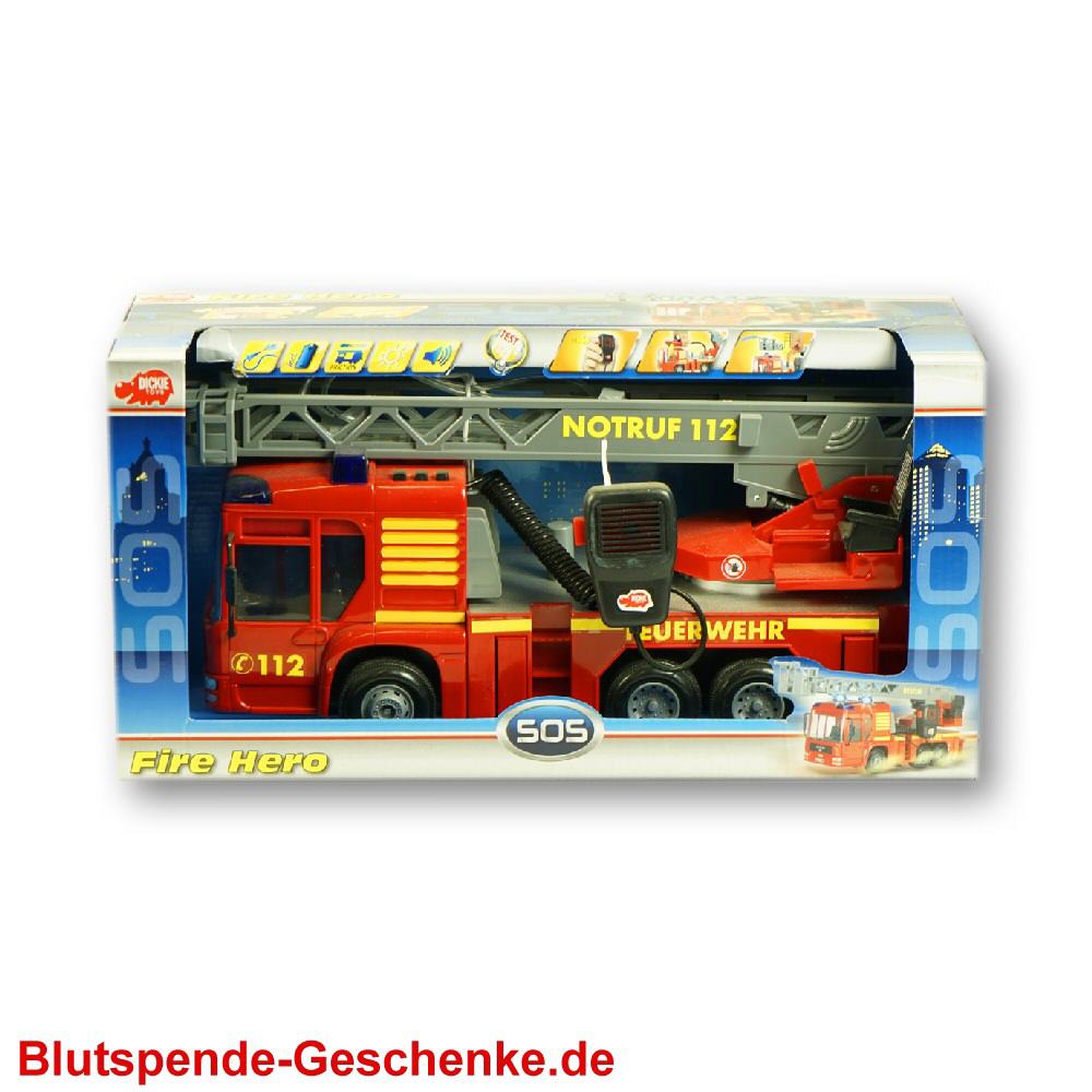 Blutspendegeschenk Feuerwehr Spielzeug