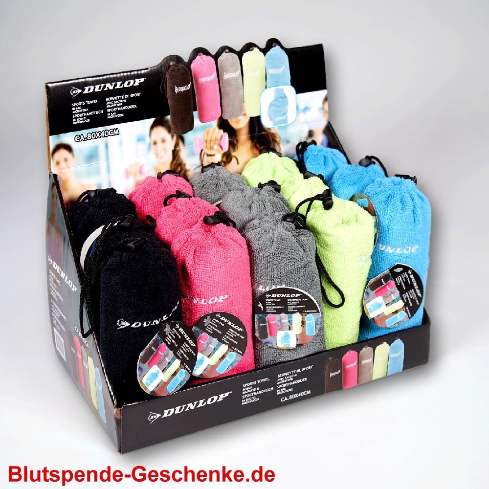 Blutspendegeschenk Sporthandtuch
