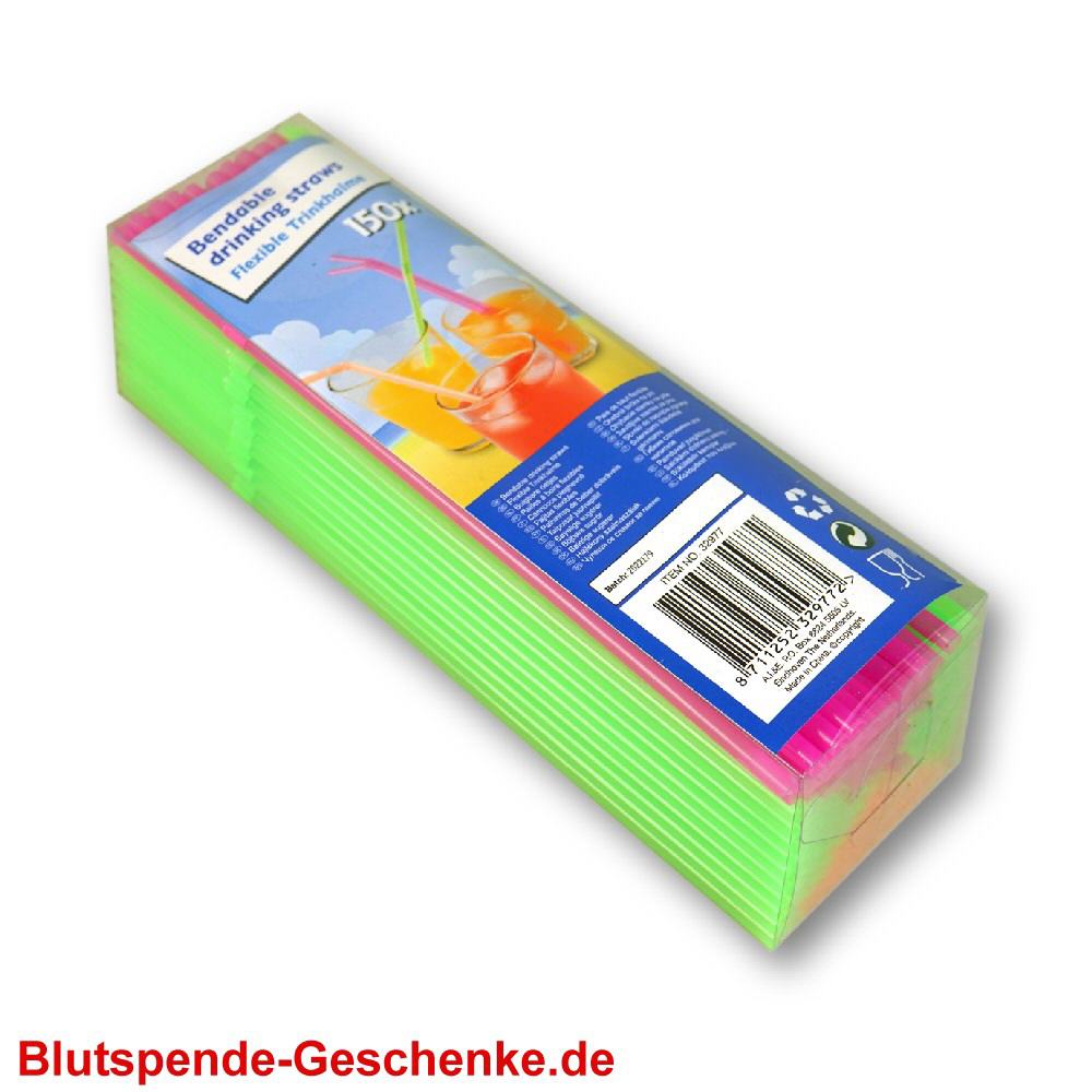 Blutspendegeschenk Pack Strohhalme