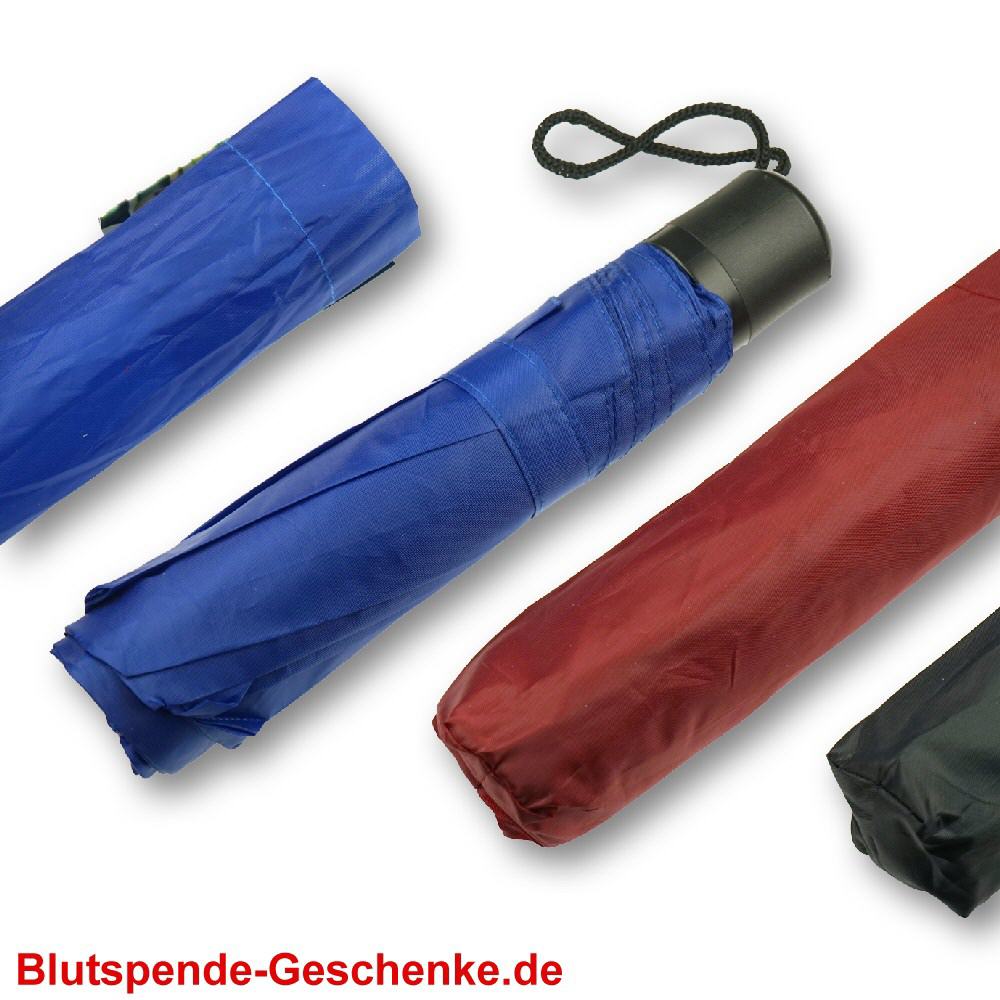 Blutspendegeschenk Taschenschirme