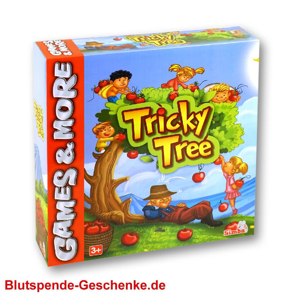 Blutspendegeschenk Gesellschaftspiel Tricky Tree