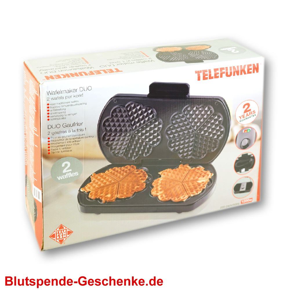 Blutspendegeschenk Waffeleisen