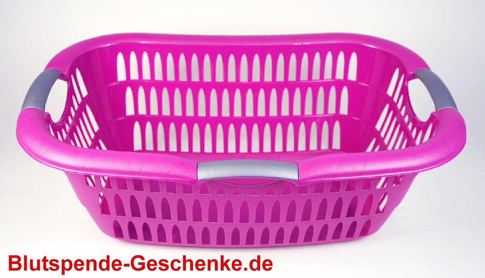 Blutspendegeschenk Wäschekorb