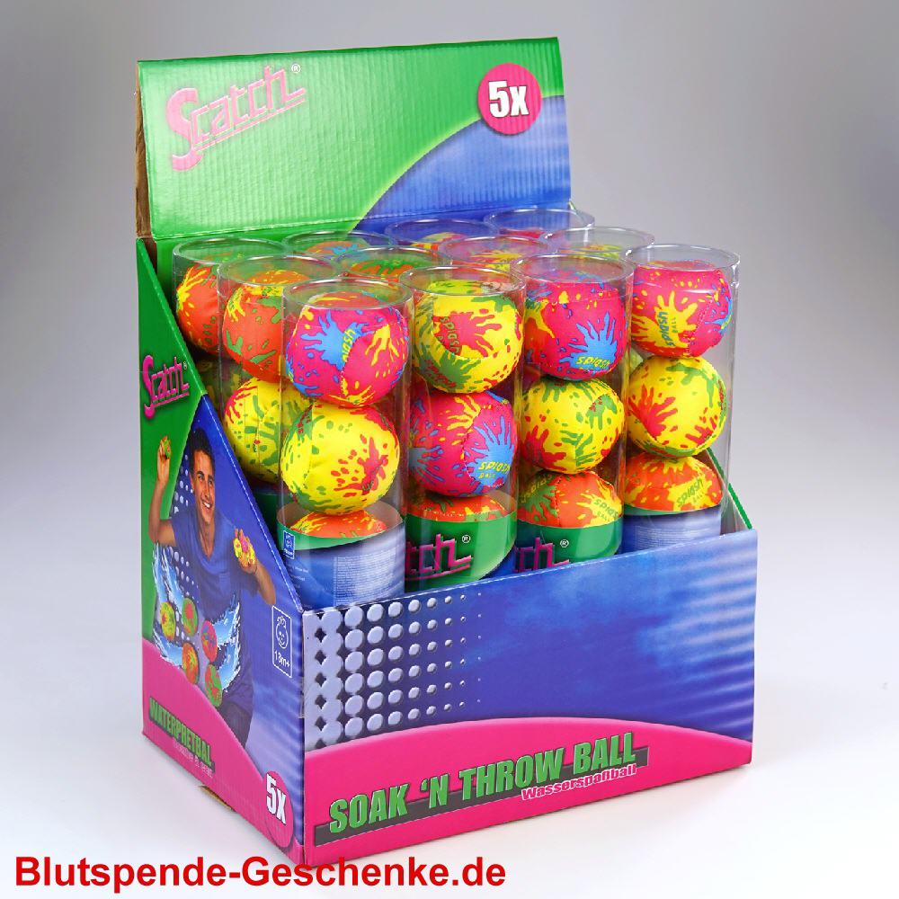 Blutspendegeschenk Wasser-Spassball-Set