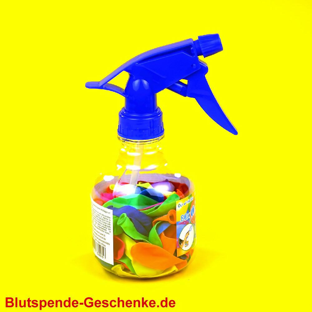 Blutspendegeschenk Wasserbombenpumpe