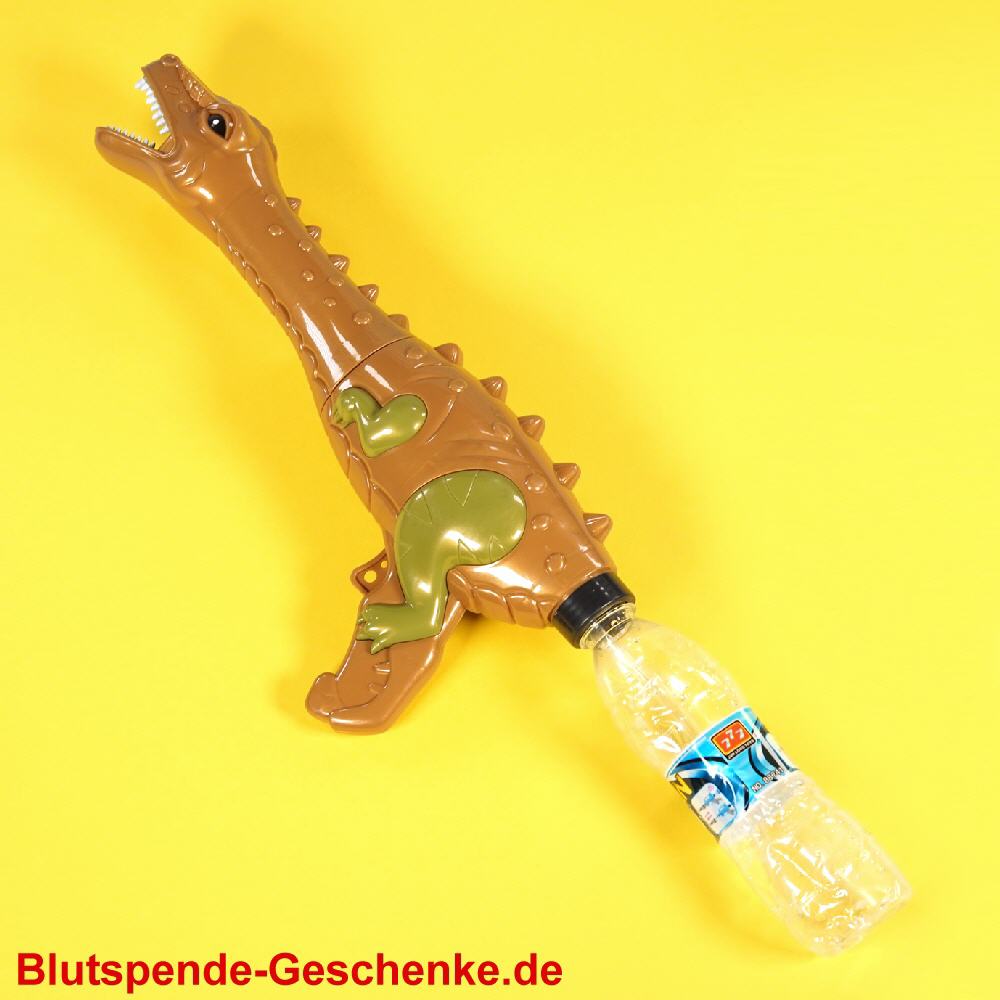 Blutspendegeschenk Dino-Wasserspritzer