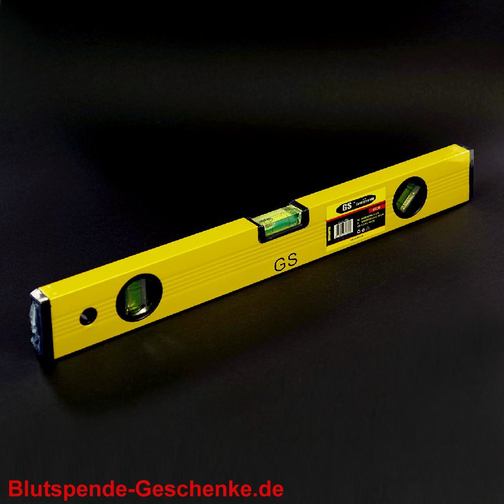Blutspendegeschenk Wasserwaage