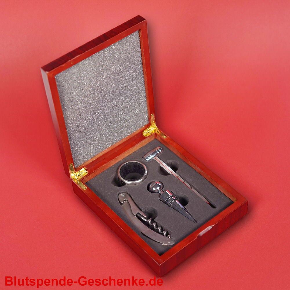 Blutspendegeschenk Weinset